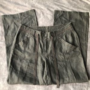 INC International Concepts 100% Linen Pants